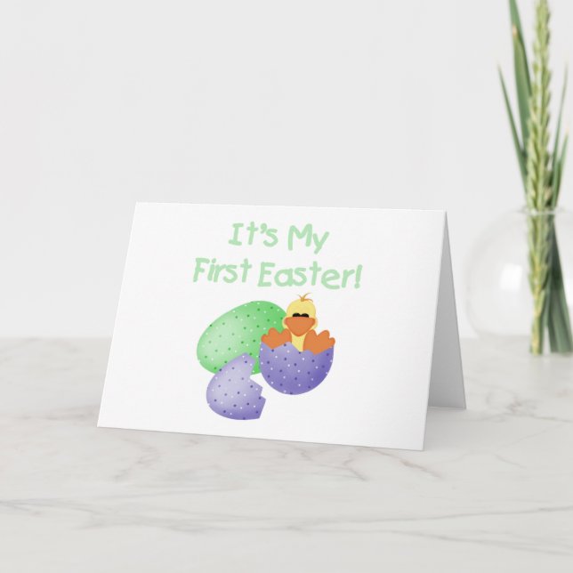 DUCKIEFIRSTEASTER HOLIDAY CARD (Front)