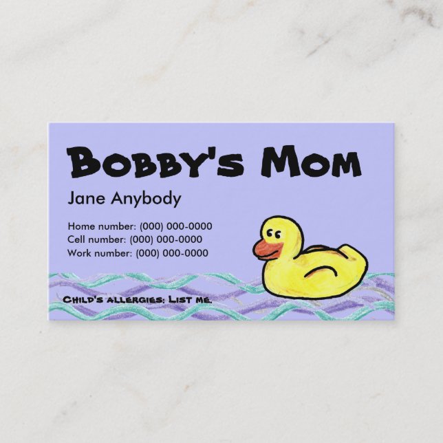 Duckin' Along Mom Card (Front)