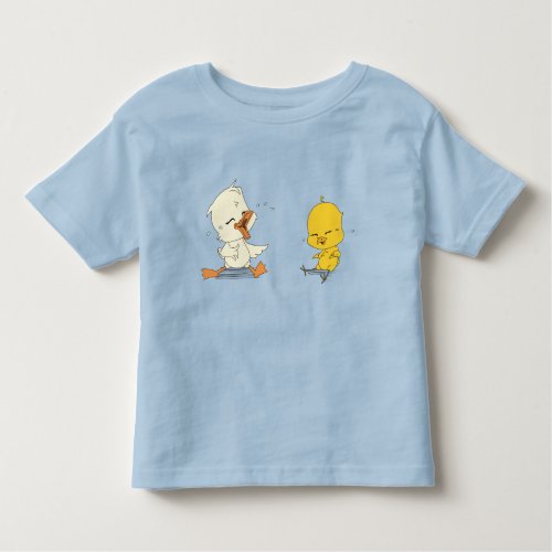 Duckling and Chick Laughing Toddler T_shirt