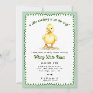 Duckling Baby Shower Invitation