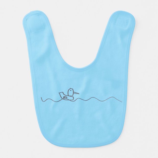 Duckling Bib Blue (Front)