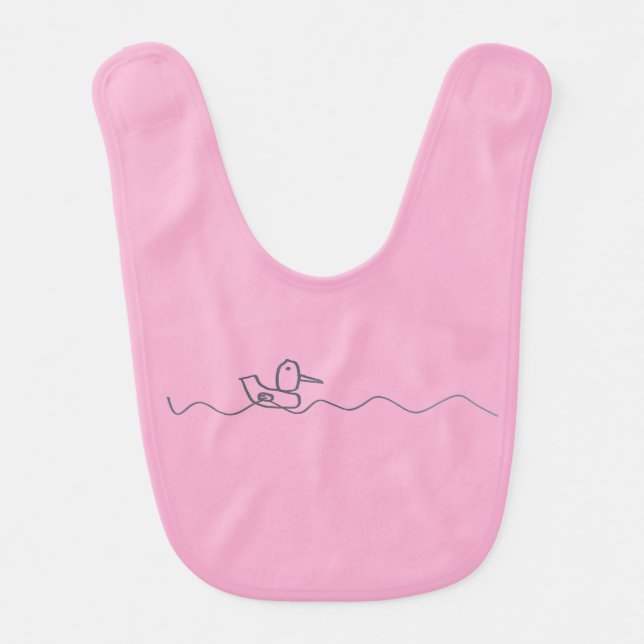 Duckling Bib Pink (Front)