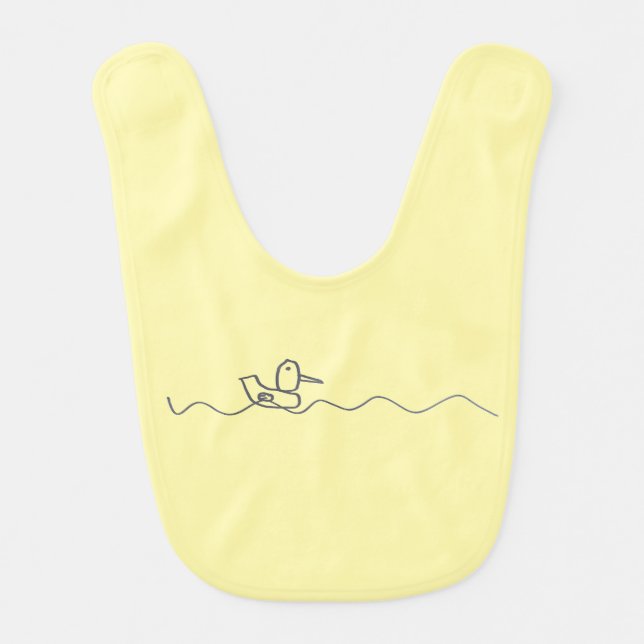 Duckling Bib Yellow (Front)