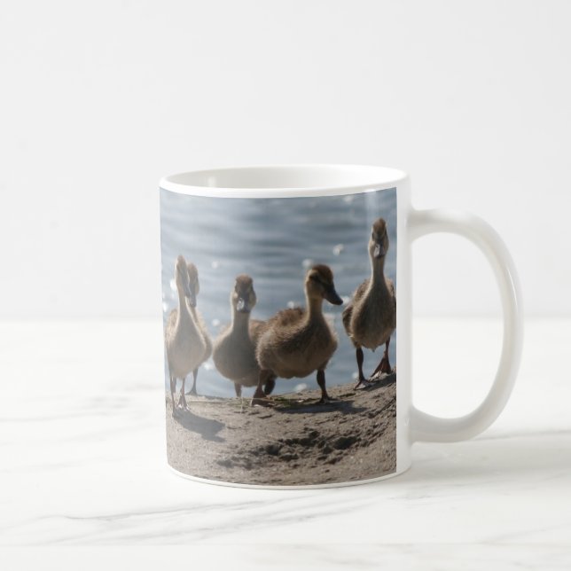 Duckling Bird Baby Duck Wildlife Animals Coffee Mug (Right)