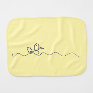 Duckling Burp Cloth Yellow