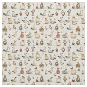 Duckling Delight: Whimsy Duck Fabric
