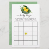 Duckling Lilly of the Valley Baby Shower Bingo (Front/Back)
