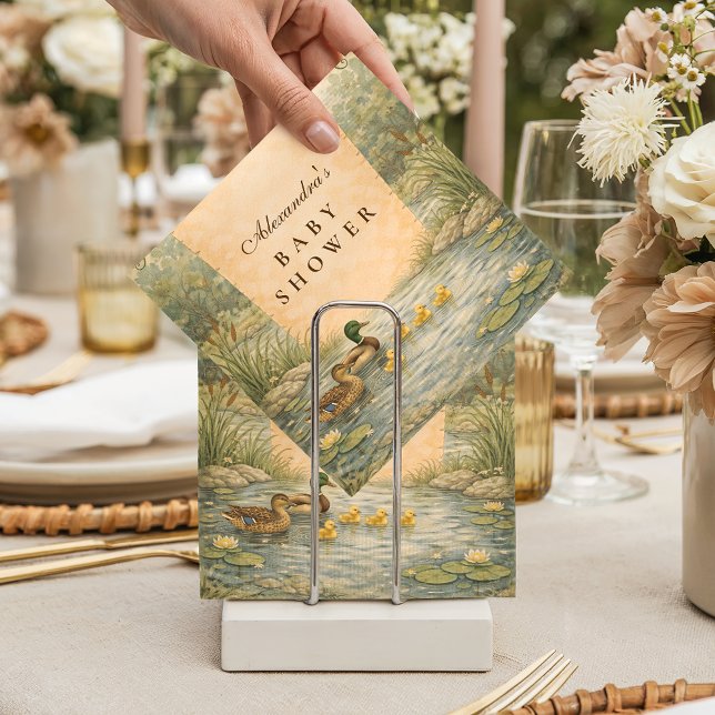 Duckling Pond Baby Shower Napkins (Creator Uploaded)