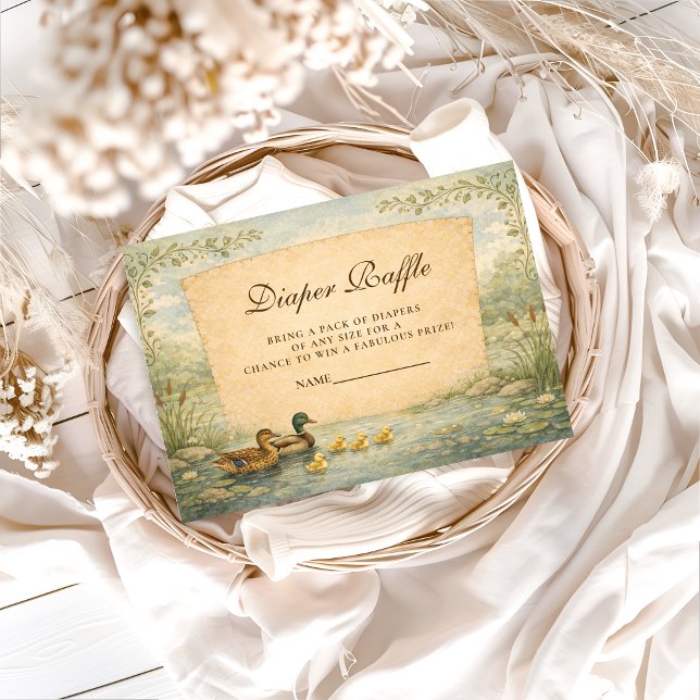 Duckling Pond Diapper Raffle Enclosure Card (Creator Uploaded)