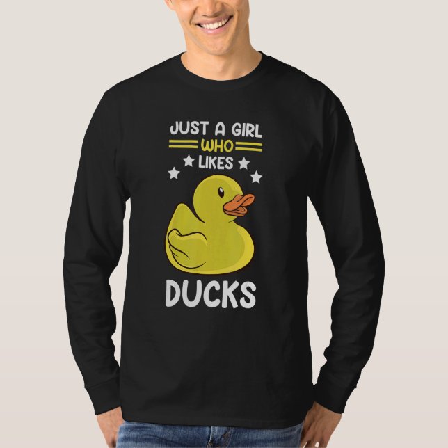 Duckling Rubber Duck Quack Pond  Saying  1 T-Shirt (Front)