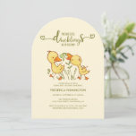 Duckling Twins Baby Shower Invitation