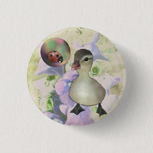 duckling with soap bubble button (Front)