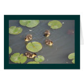 Ducklings Greeting Card (Front Horizontal)