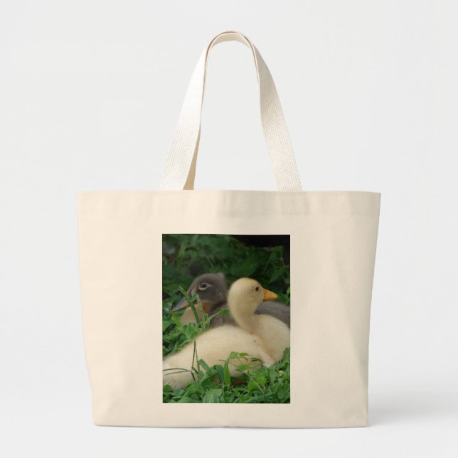 Ducklings Large Tote Bag (Front)