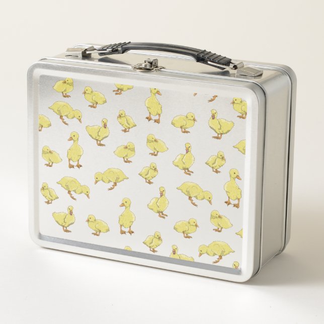 ducklings metal lunch box (Front)