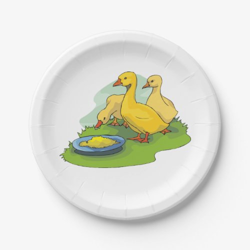 Ducklings Paper Plates