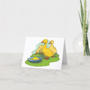 Ducklings Thank You Card