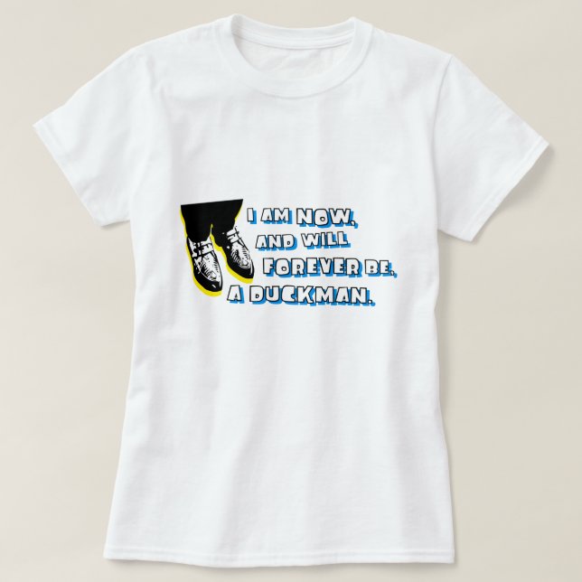 Duckman 80s Pop Culture graphic T-Shirt (Design Front)