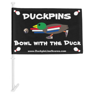 Duckpins - Bowl with the Duck Car Flag