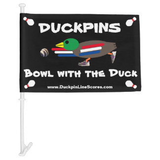 Duckpins - Bowl with the Duck Car Flag