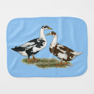 Ducks Ancona Pair Baby Burp Cloth