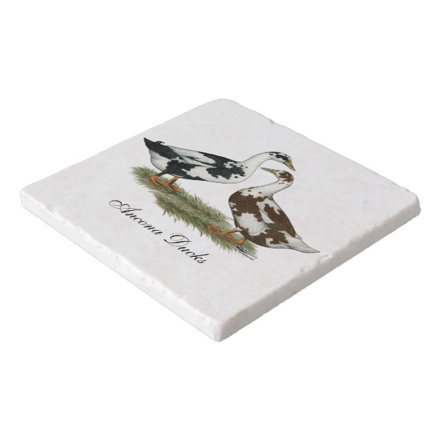 Ducks Ancona Pair Trivet (Corner)