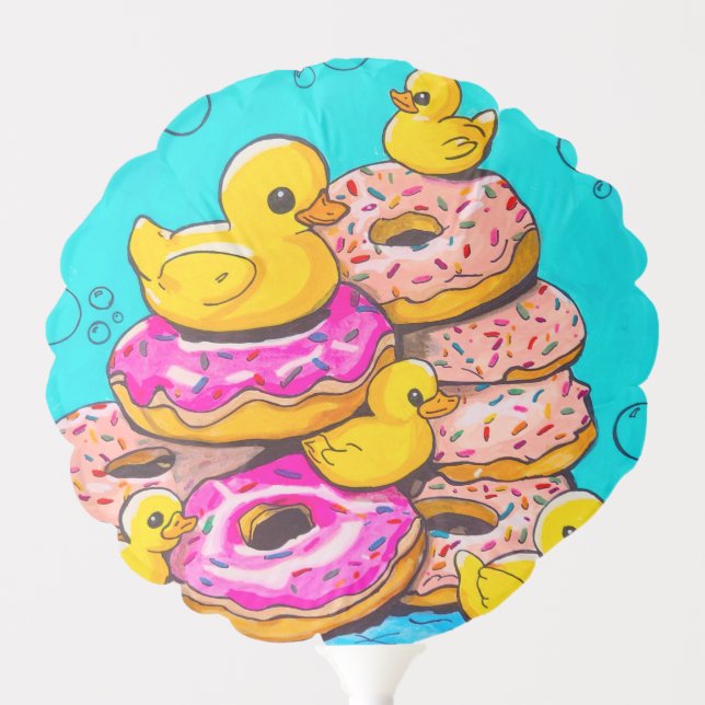 Ducks and Donuts Balloon (Front)