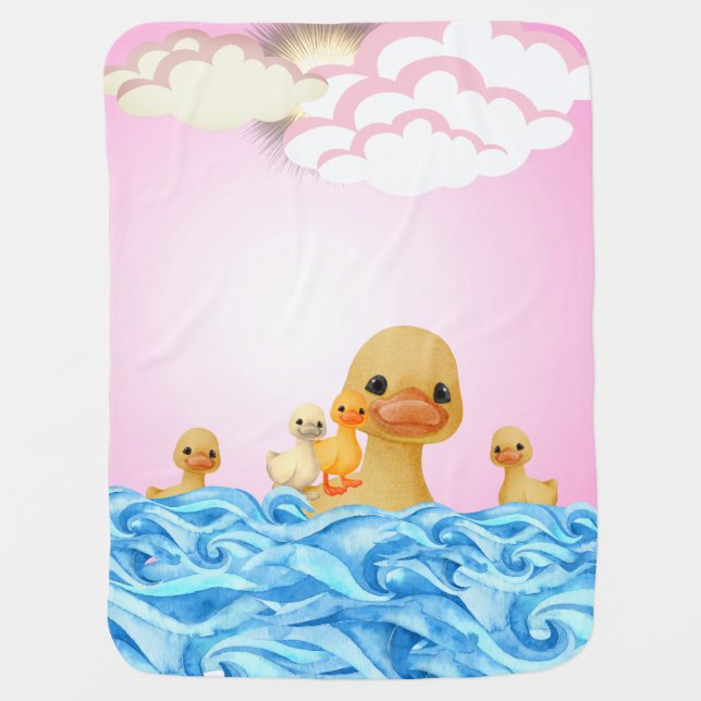  Duck's Baby  Baby Blanket (Front)