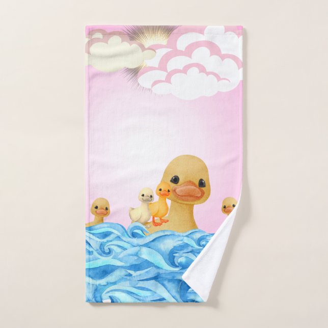  Duck's Baby  Hand Towel (Hand Towel)