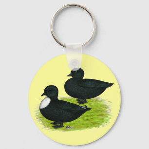 Ducks: Black Calls Keychain