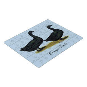 Ducks: Black Cayugas Jigsaw Puzzle