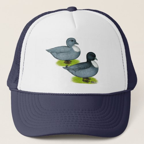 Ducks  Blue Calls Trucker Hat