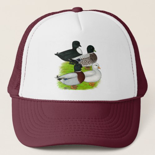 Ducks  Call Quartet Trucker Hat