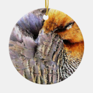 DUCKS CERAMIC ORNAMENT