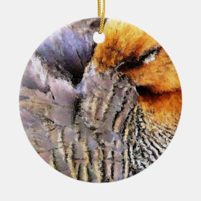 DUCKS CERAMIC ORNAMENT (Front)