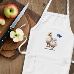Ducks Farm Kitchen Bib Apron