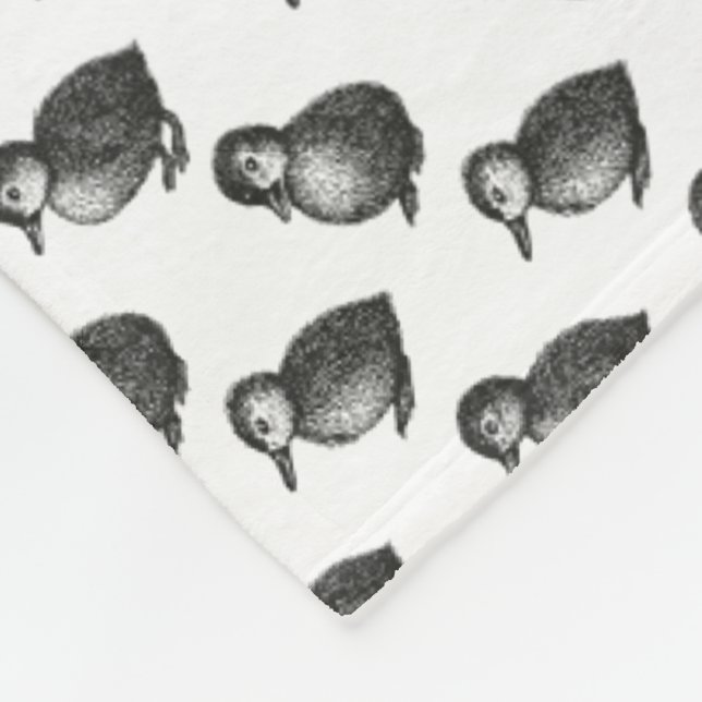 Ducks Fleece Blanket (Corner)