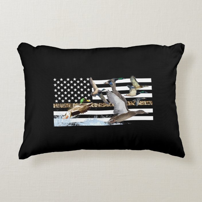 Ducks Flying Camouflage Accent Pillow Zazzle Com