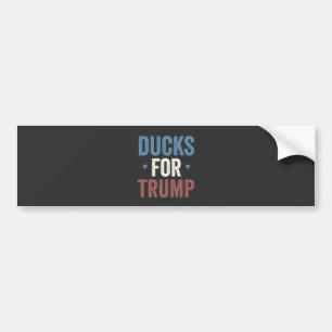 Ducks For Trump Vance Election 2024 Bumper Sticker
