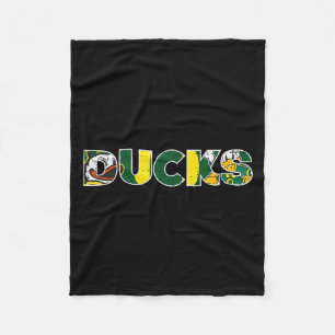 Ducks Game Day Fan Team Srit Srts Men Boys Kids Wo Fleece Blanket