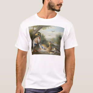 Ducks in a River Landscape T-Shirt