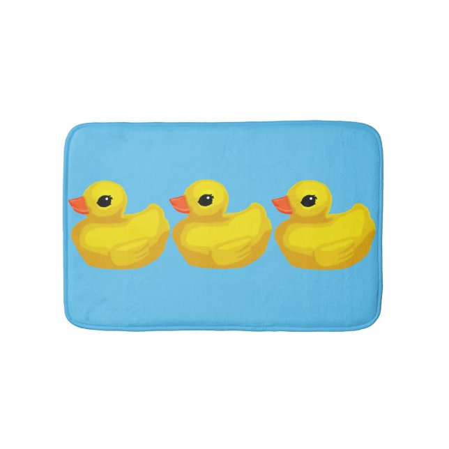 "Ducks in a Row" Bath Mat (Front)