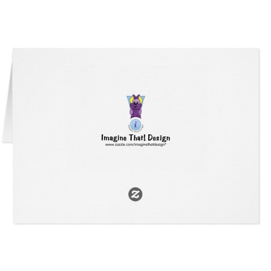 Ducks in a Row Easter Card (Back Horizontal)