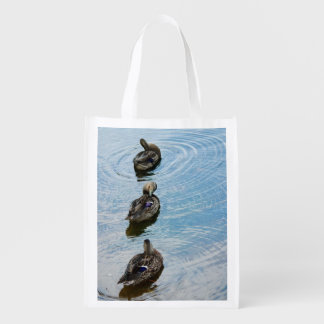 Ducks in a Row Grocery Bag