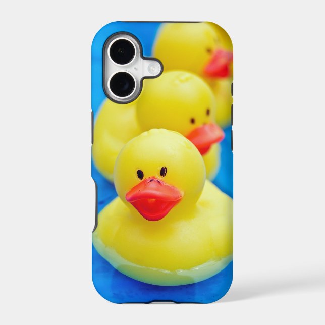Ducks in a row iphone case (Back)