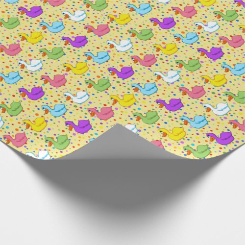 Ducks in a Row Wrapping Paper
