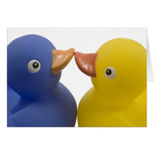 Ducks in love cards (Front Horizontal)
