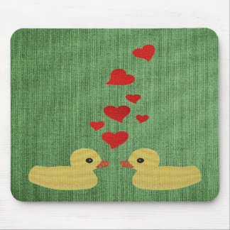 Ducks In Love Mousepad