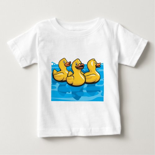 Ducks in the bath baby T_Shirt