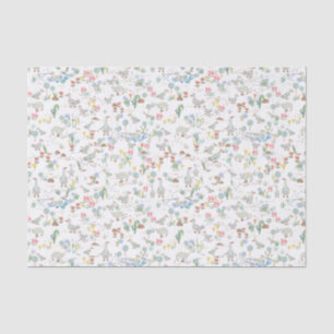 Ducks in the garden tissue paper